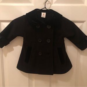 Starting out 18 month black pea coat